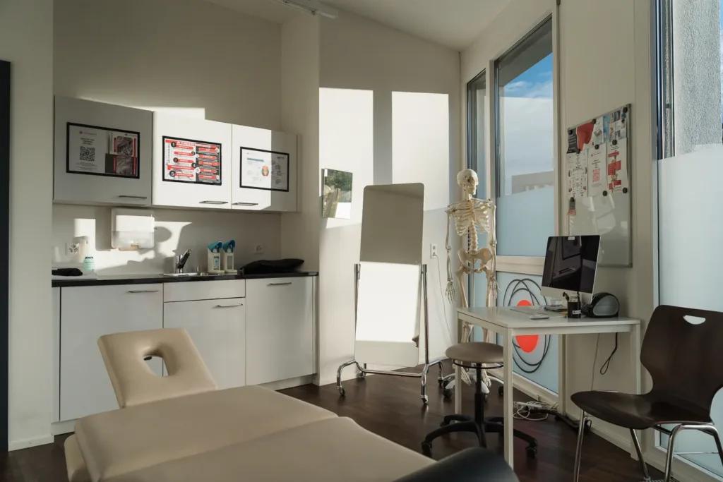 Praxisraum im Zentrum f&uuml;r Physiotherapie